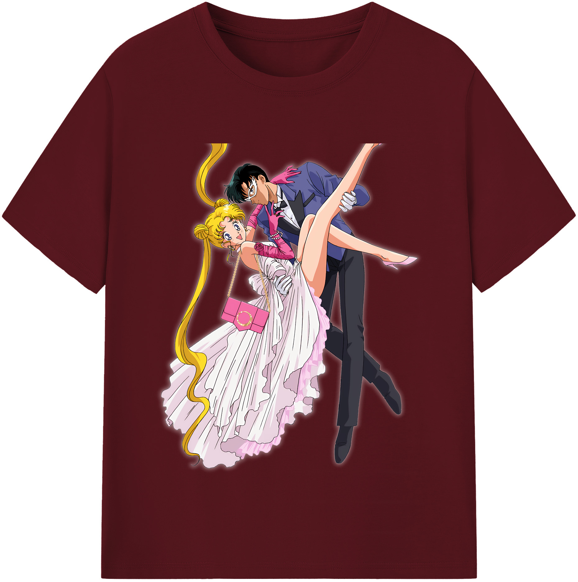 （画像用） 美少女戦士セーラームーン 愛野 美奈子 あいの みなこ Sailor Moon Aino Minako 綿100％半袖Tシャツ（フロントプリント）